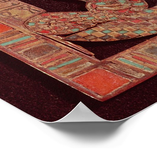 Brustschild mit Osiris, Gott von Poster (Ecke)