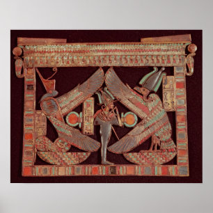 Brustschild mit Osiris, Gott von Poster