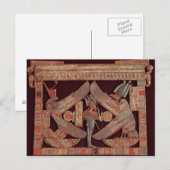 Brustschild mit Osiris, Gott von Postkarte (Vorne/Hinten)