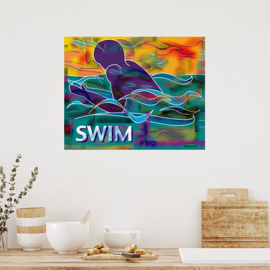 Brustschmerzen Poster (Küche)