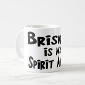 Bruststück ist mein Geisttier Kaffeetasse (Vorderseite Links)