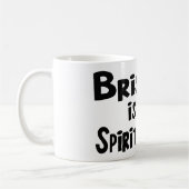 Bruststück ist mein Geisttier Kaffeetasse (Links)