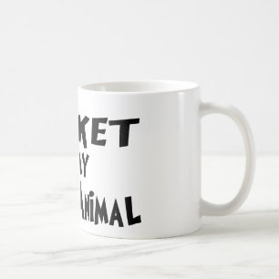 Bruststück ist mein Geisttier Kaffeetasse