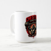 Brusttag Workout Langarmshirt Kaffeetasse (Vorderseite Links)