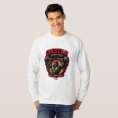 Brusttag Workout Langarmshirt T-Shirt (Vorne ganz)