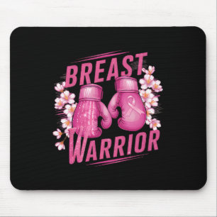 Brustwarrior Boxing Glove Breast Cancene Awarenes Mousepad
