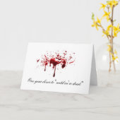 Brutal Anniversary Card Karte (Gelbe Blume)