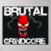 Brutal Grindcore Poster (Vorne)