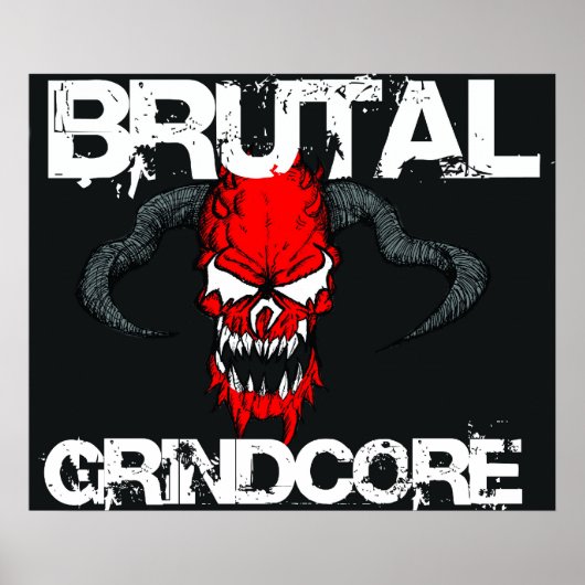 Brutal Grindcore Poster (Vorne)