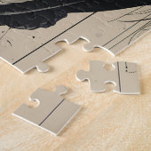 Brutal Lovers Art Black & White Gothic Puzzle (Seite)