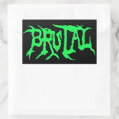 Brutal Sticker (Tasche)
