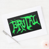 Brutal Sticker (Umschlag)