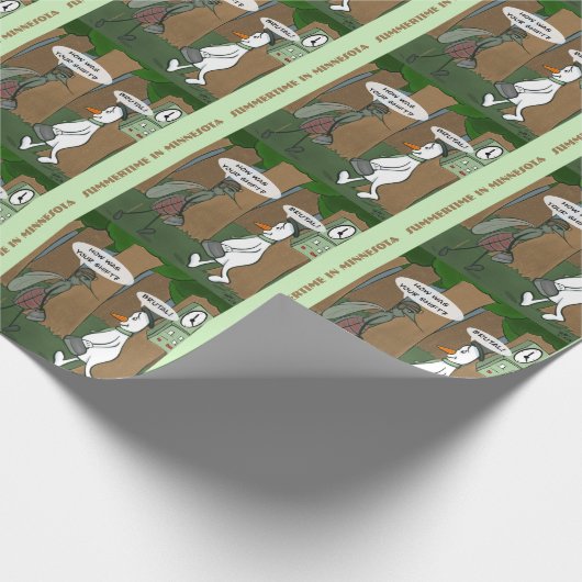 Brutal Summertime Geschenkpapier (Ecke)