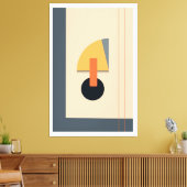 Brutale geometrische Formen Leinwanddruck (Insitu (Wohnzimmer))