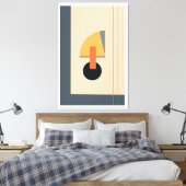 Brutale geometrische Formen Leinwanddruck (Insitu (Schlafzimmer))