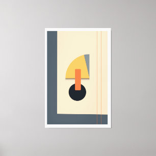 Brutale geometrische Formen Leinwanddruck