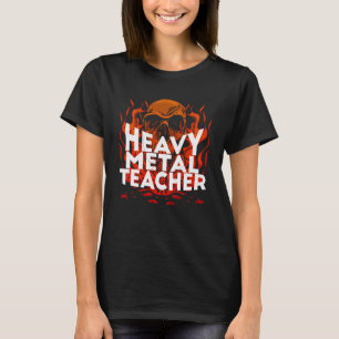 Brutale Heavy-Metal-Crew Heavy-Metal-Lehrer Totenk T-Shirt