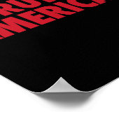 Brutaler Amerikaner Poster (Ecke)