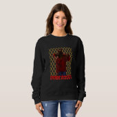 Brutaler Dobermann Gangster Dobermann Hundebesitze Sweatshirt (Vorne ganz)