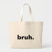 brutales minimalistisches Design Jumbo Stoffbeutel (Vorne)