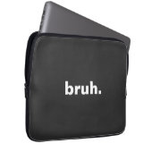 brutales minimalistisches Design Laptopschutzhülle (Vorne Rechts)