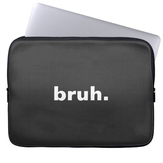 brutales minimalistisches Design Laptopschutzhülle (Vorderseite)