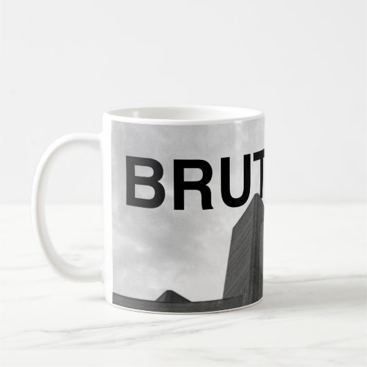 Brutalism-Architektur-Tasse Kaffeetasse (Links)