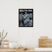 Brutalismus - Brutalist Design Poster (Küche)