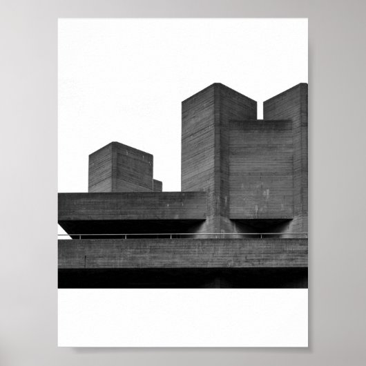 Brutalismus Poster (Vorne)