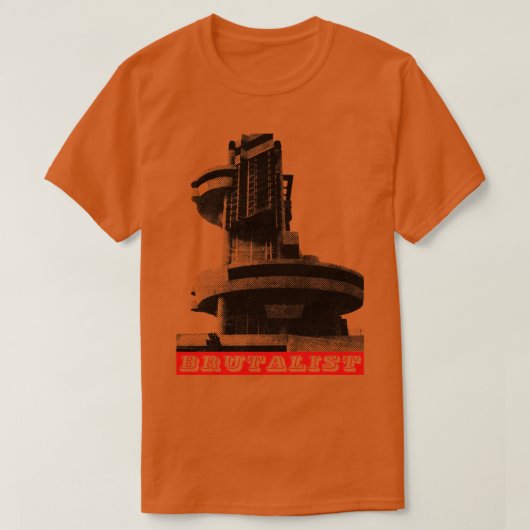 Brutalist Architektur Brutalismus La Casa de la Po T-Shirt (Design vorne)
