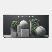 Brutalist Botany Industrial Minimalist Schreibtischunterlage (Vorderseite)