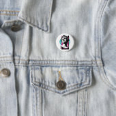 Brutalist Retro Jesus griechische Statue Kolosser Button (Beispiel)