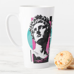 Brutalist Retro Jesus Griechische Statue Kolosser Milchtasse