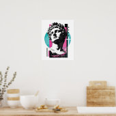 Brutalist Retro Jesus griechische Statue Kolosser Poster (Küche)