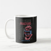 Brutalist Streetwear Design Kaffeetasse (Links)
