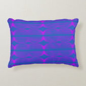 Brutalist Waves: Supreme Blue & Flourescent Purple Dekokissen (Vorderseite)