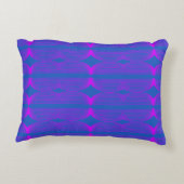 Brutalist Waves: Supreme Blue & Flourescent Purple Dekokissen (Rückseite)