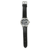 Brutalistisches Penthouse-Design monochromes Inter Armbanduhr (Flach)