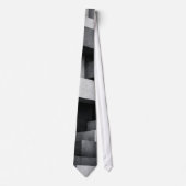 Brutalistisches Penthouse-Design monochromes Inter Krawatte (Vorderseite)