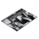 Brutalistisches Penthouse-Design monochromes Inter Notizblock (Linke Seite)