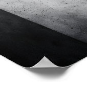 Brutalistisches Penthouse-Design monochromes Inter Poster (Ecke)