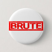 Brute Briefmarke Button (Vorderseite)