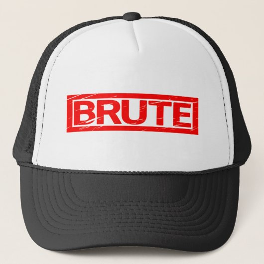 Brute Briefmarke Truckerkappe (Vorderseite)