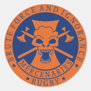 Brute Force and Ignorance 1,5 Zoll Stickers