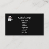 Brüter-Visitenkarte Shih Tzu Visitenkarte (Rückseite)