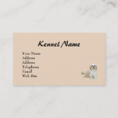 Brüter-Visitenkarte Shih Tzu Visitenkarte (Rückseite)