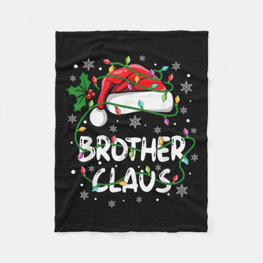 Bruther Santa Claus Familienweihnachtskugel Crew M Fleecedecke (Vorderseite)