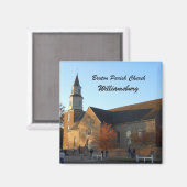 Bruton Parish Church, Williamsburg Magnet (Vorderseite/Rückseite)