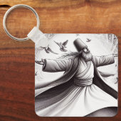 Brutsicherer Tanz: Rumi Quote Schlüsselanhänger (Vorderseite)