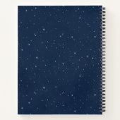 Brutstatistik der Nautical Girl Bear Pink Navy Notizblock (Rückseite)